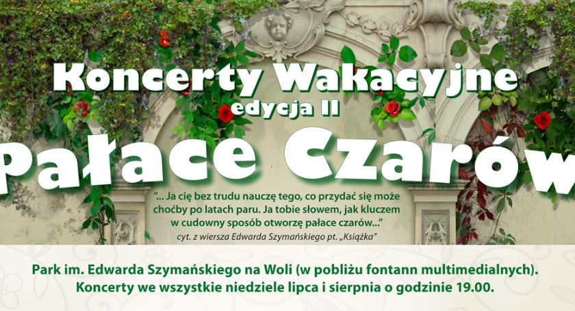 Koncerty wakacyjne w Parku Szymańskiego na warszawskiej Woli!