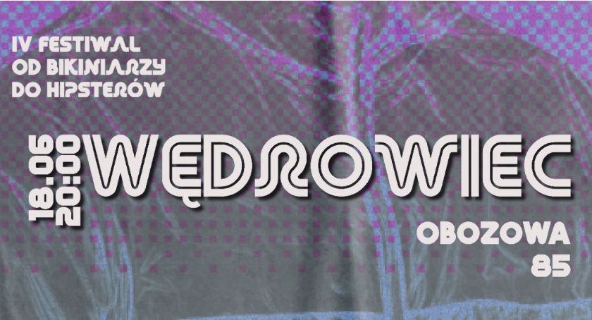 IV Festiwal od Bikiniarzy do Hipsterów - Plakat z datą. 