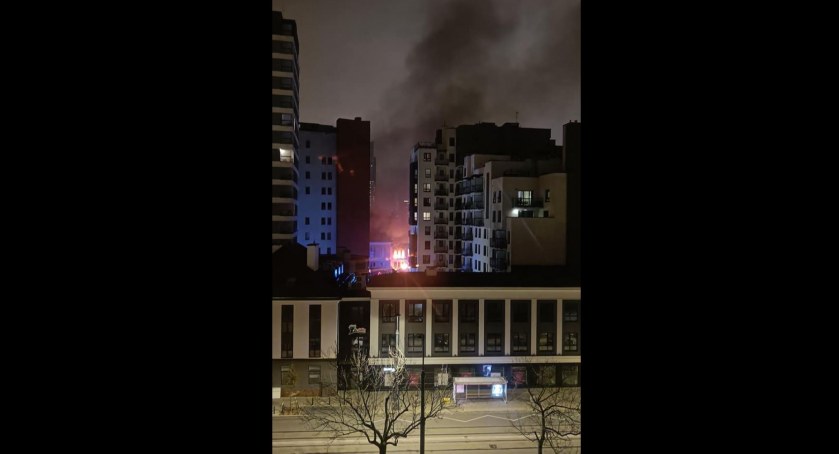 Pożar rozpoczął się po północy