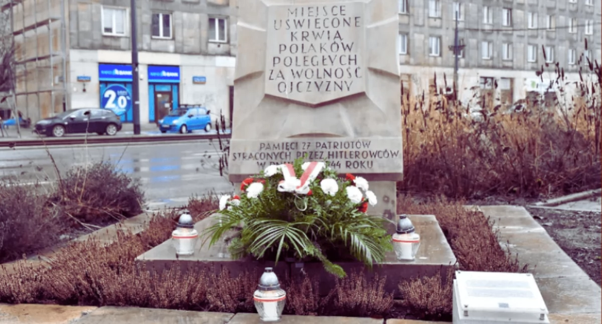 Społeczne, rocznica egzekucji Lesznie - zdjęcie, fotografia