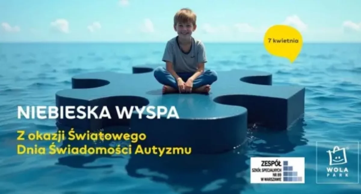 Społeczne, Niebieska wyspa - zdjęcie, fotografia