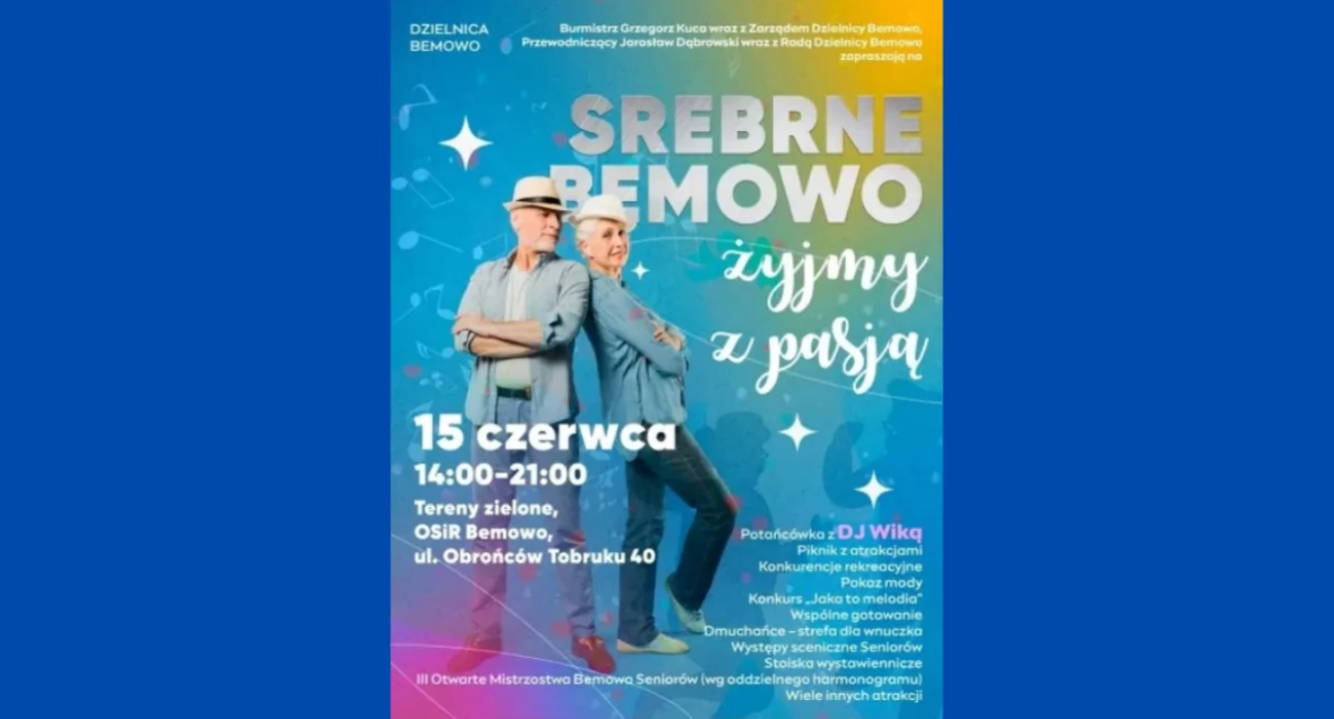 Społeczne, Srebrne Bemowo czyli piknik jednym słowem międzypokoleniowy - zdjęcie, fotografia
