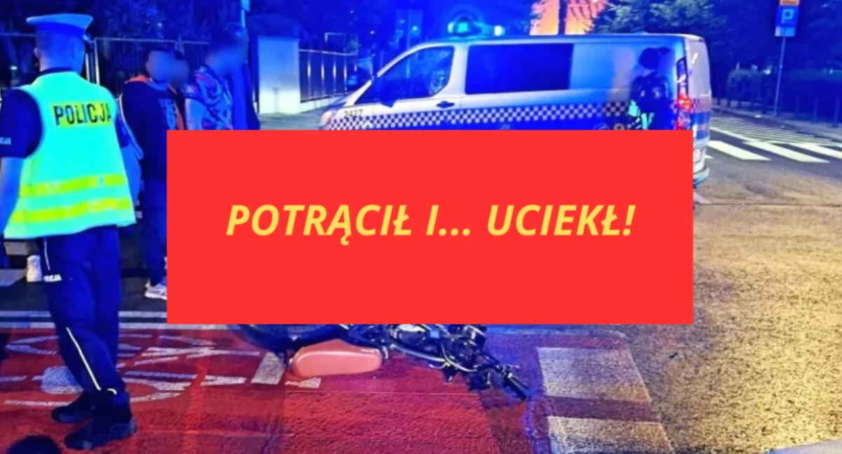 Wypadki, Dramatyczny wypadek Sprawca nawet zatrzymał - zdjęcie, fotografia