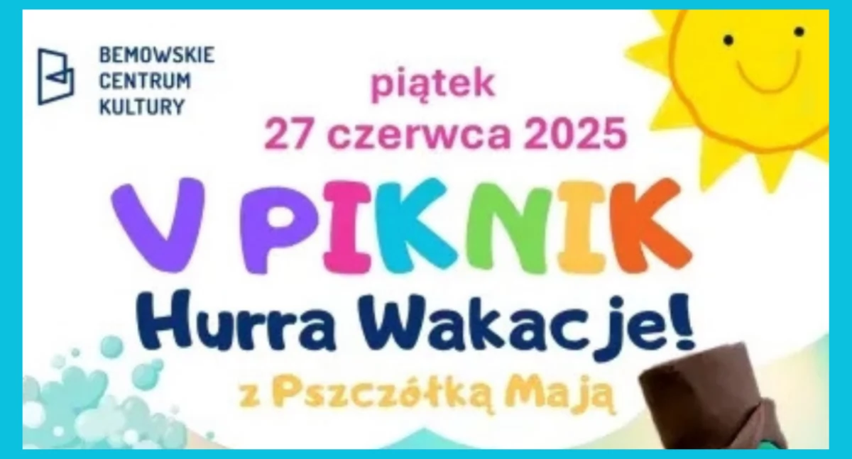 Społeczne, Piknik Hurra Wakacje Pszczółką Mają Bemowie - zdjęcie, fotografia