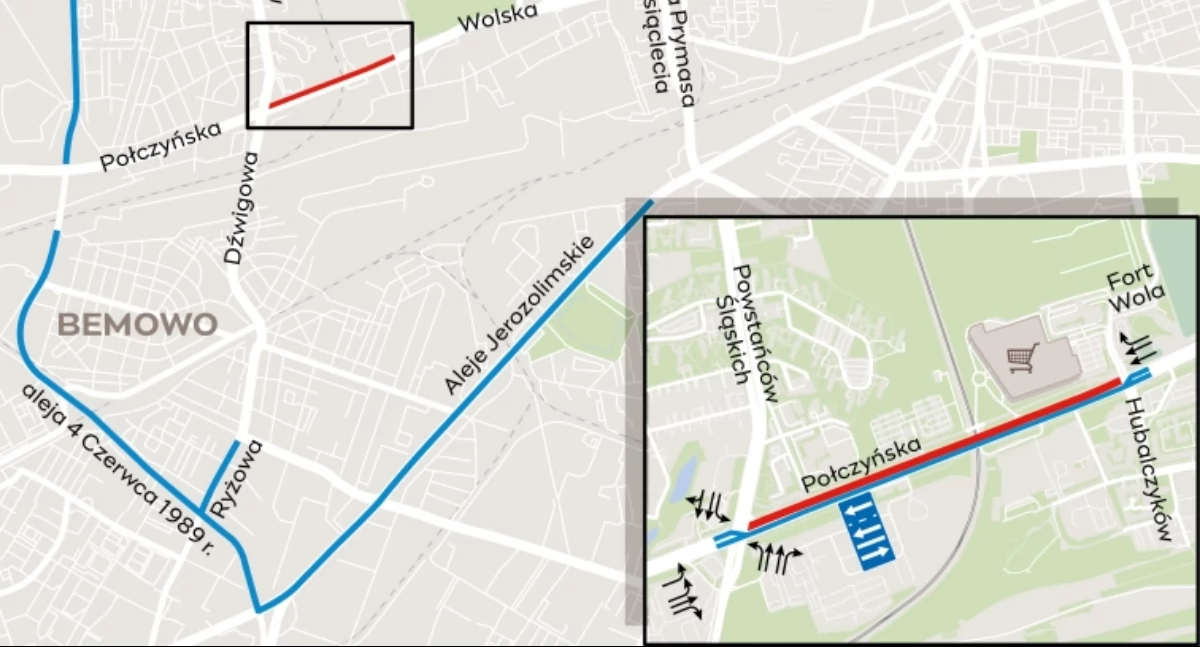 Ulice – place, Uwaga uwaga! Będzie remont Połczyńskiej - zdjęcie, fotografia