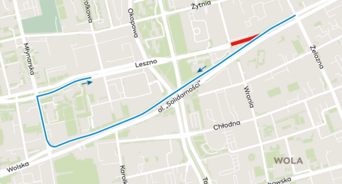 Ulice – place, UWAGA! Będą budować Zamkną ulicę Leszno - zdjęcie, fotografia