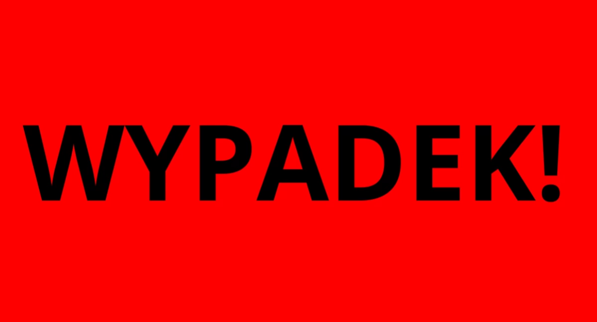 Wypadki, NOCNE ZDERZENIE Wyglądało bardzo groźnie - zdjęcie, fotografia