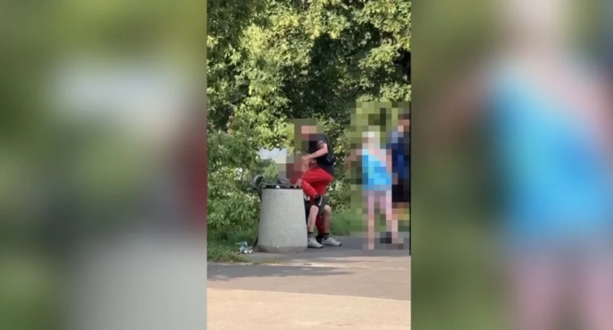 Kradzieże i rozboje, RABUNEK POŚCIG SCENY FILMU - zdjęcie, fotografia