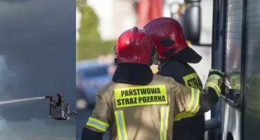 Pożar biurowca na Woli. Ewakuacja setek osób